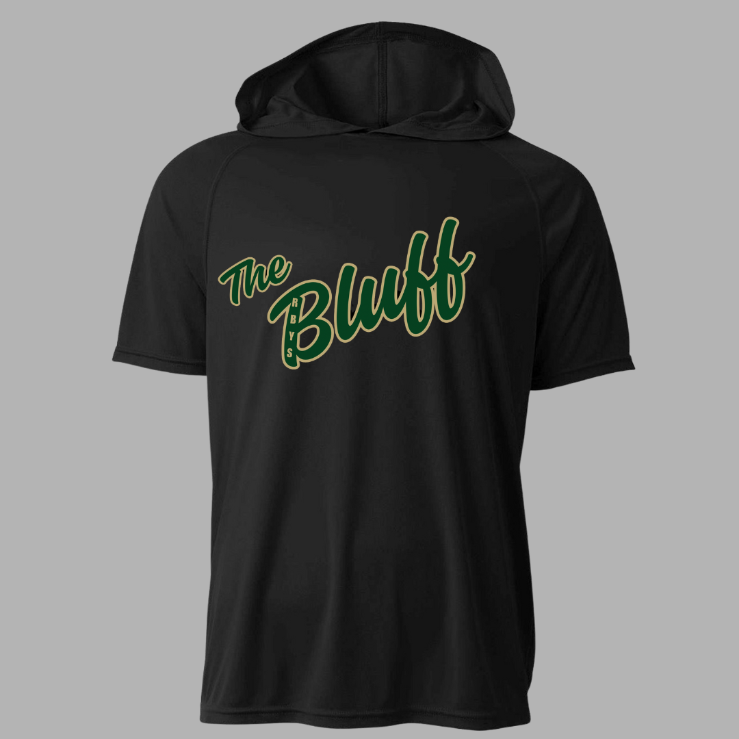 RBYS THE BLUFF A4 SS Hoodie TShirt - Adult & Youth - Black