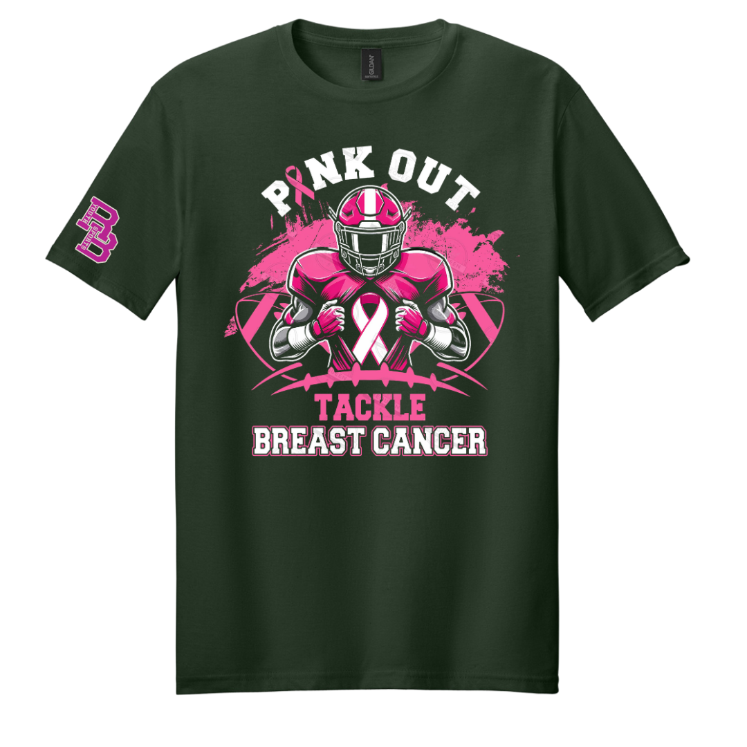 Pink Out Tackle Breast Cancer - Green
