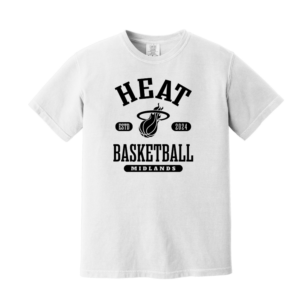 Comfort Colors - White Heavyweight T-Shirt - Heat Estd