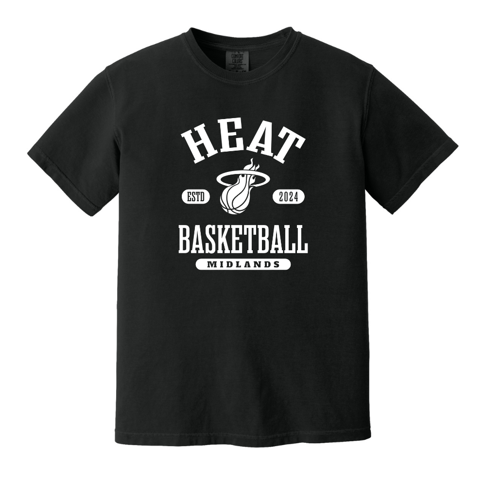 Comfort Colors - Black Heavyweight T-Shirt - Heat Estd