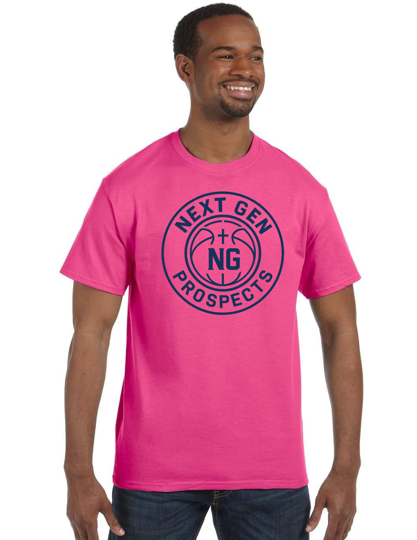 Gildan soft style Pink short sleeve