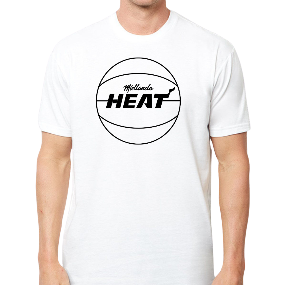 Hanes - Beefy-T® White T-Shirt - Midlands Heat Basketball