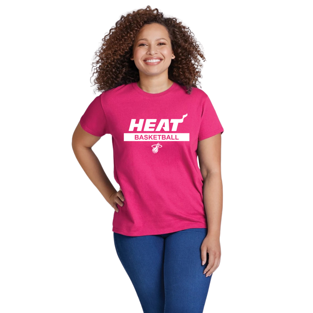Hanes - Beefy-T® Wow Pink T-Shirt (5180) - Heat Basketball