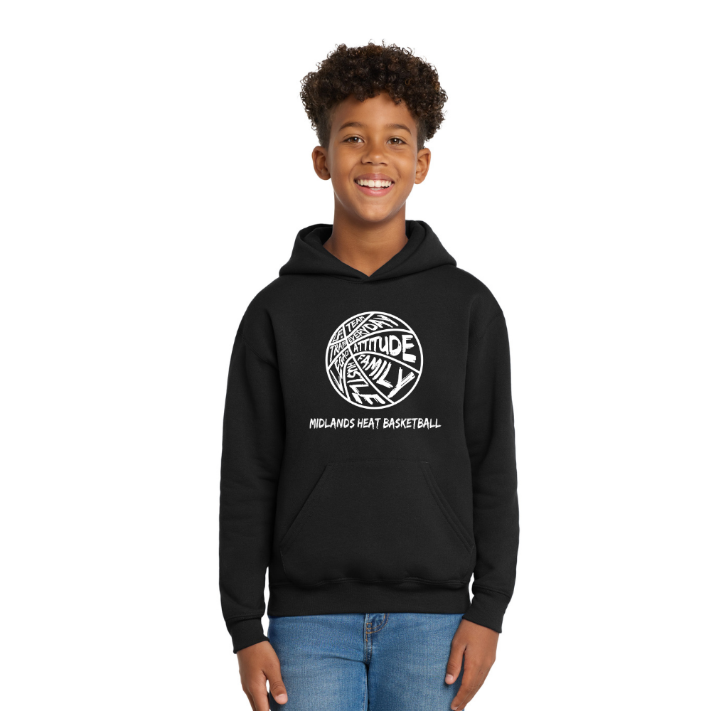 Hanes Youth Black Hoodie - Family Logo