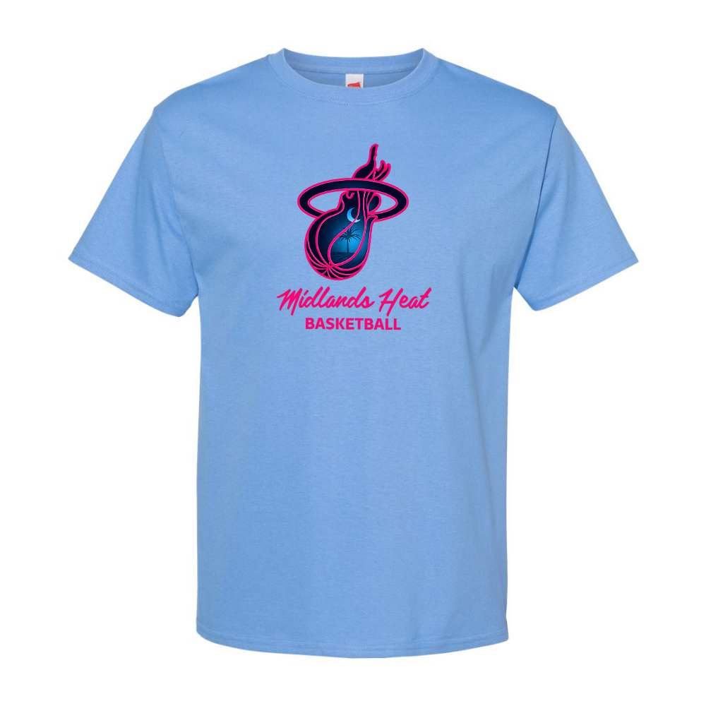 Hanes - Beefy-T® Carolina Blue T-Shirt - Heat Logo