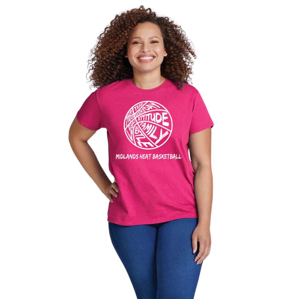 Hanes - Beefy-T® Wow Pink T-Shirt (5180)- Family