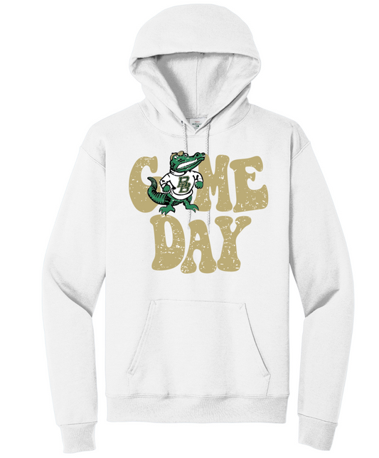 Game day white hoodie