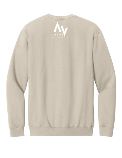 Tan Gildan Crewneck God is Greater..