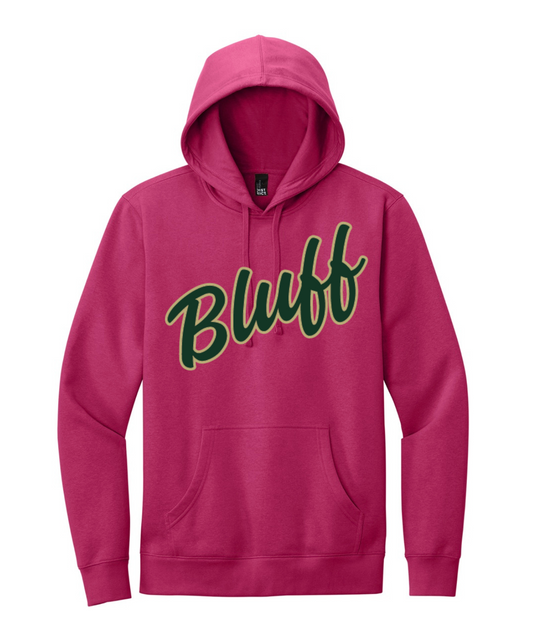 Bluff, hot pink hoodie