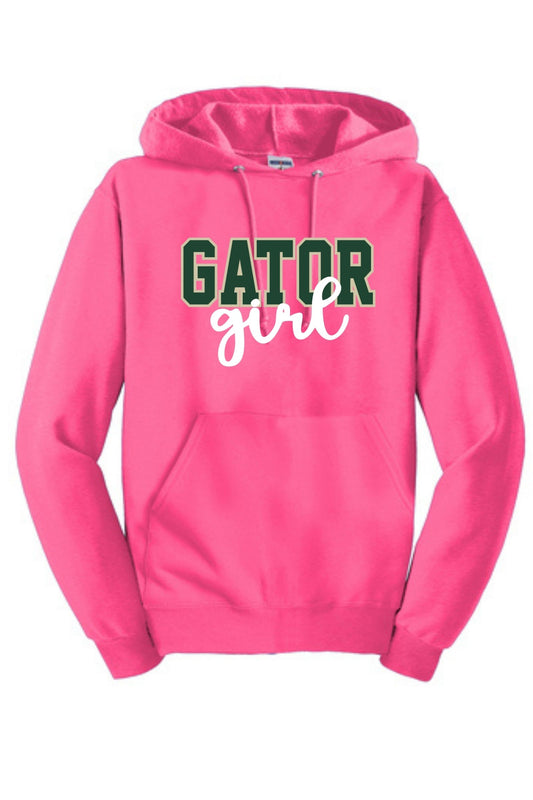 Gators Girl Football Hoodie - (Youth Sizes Available)