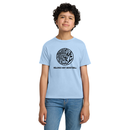 Hanes Youth Blue T-Shirt - Family Logo