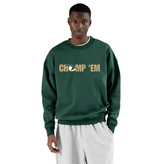 RBYS Chomp 'Em LS Sweatshirt - Adult & Youth - Green