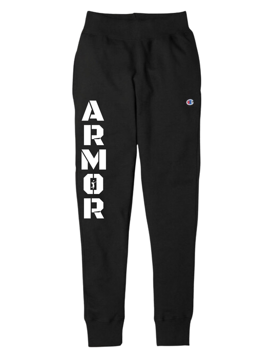 Black Champion Jogger Armor Volleyball