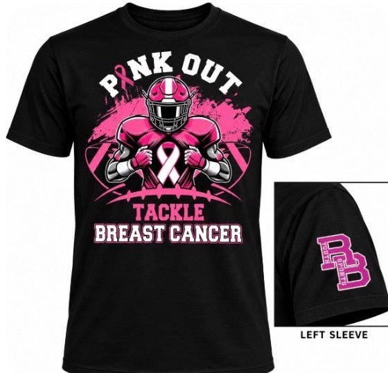 Black Breast Cancer T-Shirt
