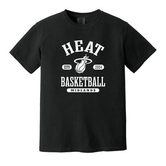 Comfort Colors - Black Heavyweight T-Shirt - Heat Estd