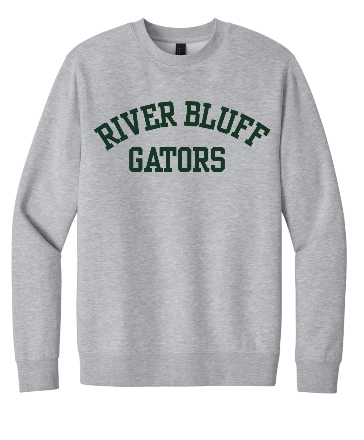 River Bluff Gators, gray crewneck sweatshirt