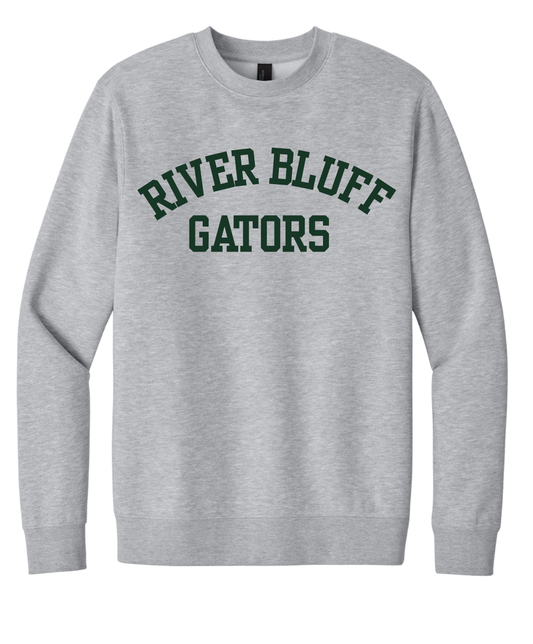 River Bluff Gators, gray crewneck sweatshirt