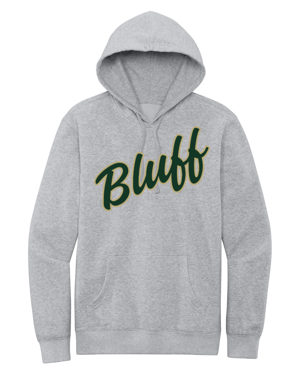 Bluff gray hoodie