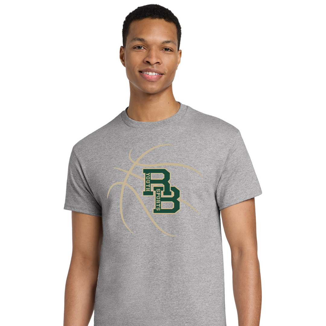 RBYS Basketball Grey Gildan short sleeve shirt