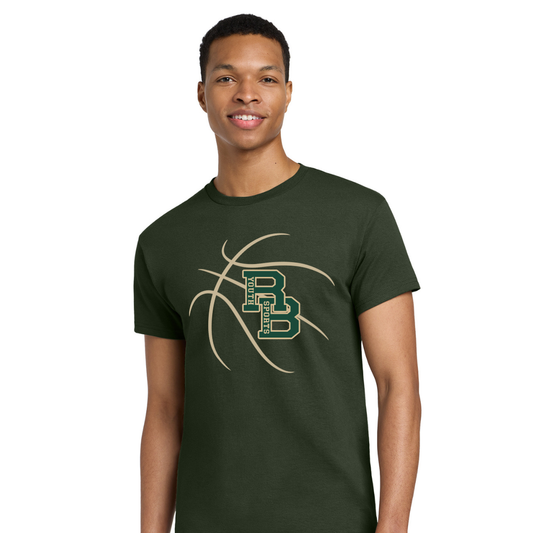 RBYS Basketball Green Gildan short sleeve shirt