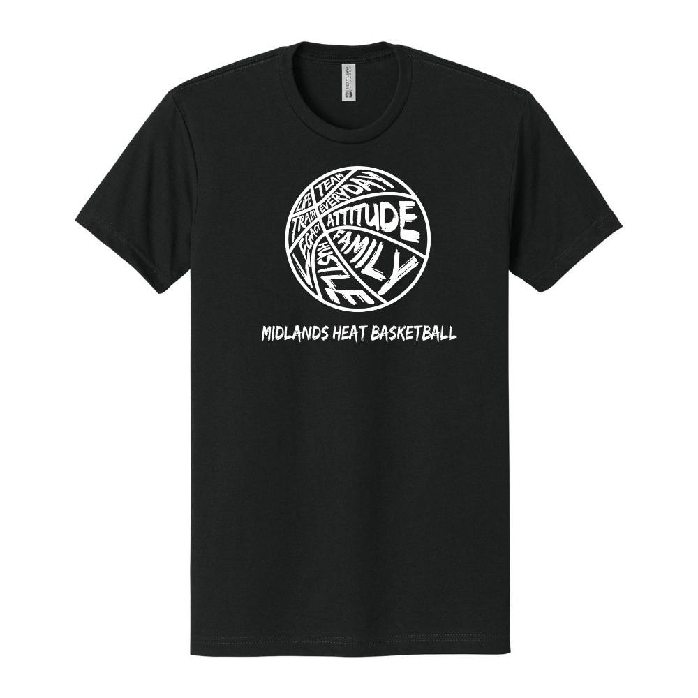 Next Level - CVC Black T-Shirt - Family Logo