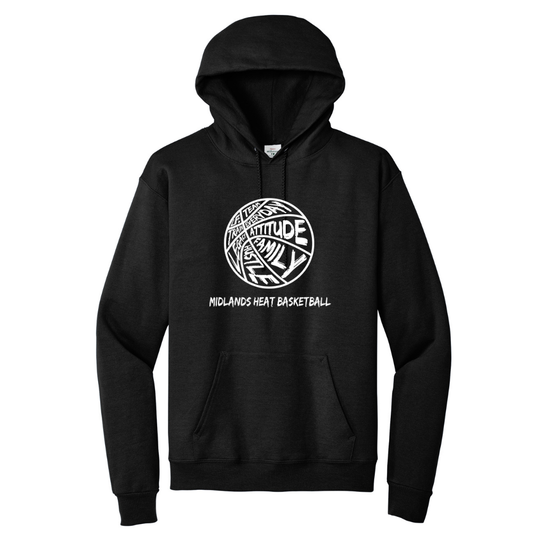Hanes® EcoSmart® - Black Hoodie - Family Logo
