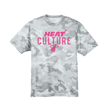 Sport-Tek® Youth CamoHex White T-Shirt- Heat Culture