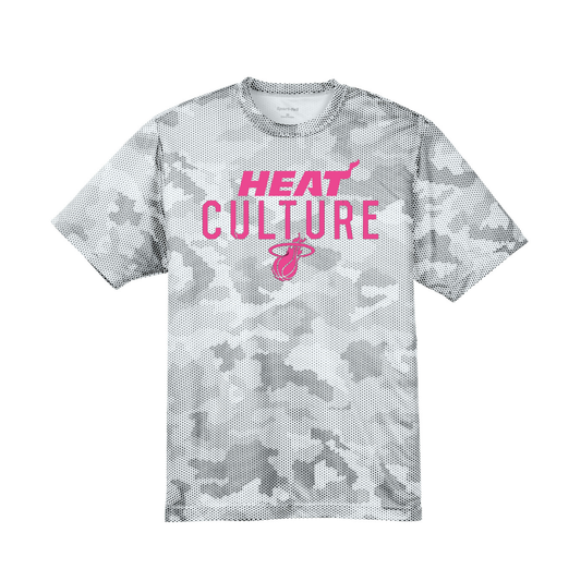 Sport-Tek® Youth CamoHex White T-Shirt- Heat Culture